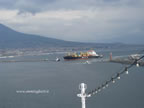 arrivo nel porto di napoli