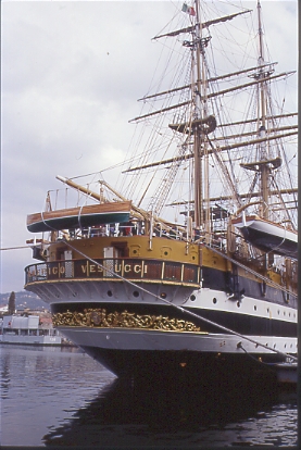 giardinetto nave scuola Amerigo Vespucci